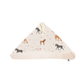 A luxurious soft fleece cape blanket featuring a beautiful horse print design, perfect for equestrian lovers seeking warmth and comfort.